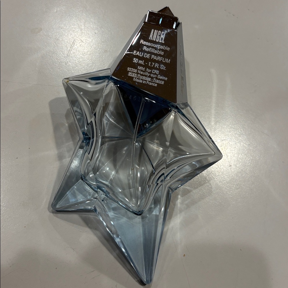 EMPTY bottle 1.7 oz Thierry Mugler ANGEL Eau de Parfum Star Refillable 50ml - Picture 2 of 5